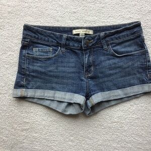 FOREVER 21 BLUE DENIM SHORTS SIZE 27